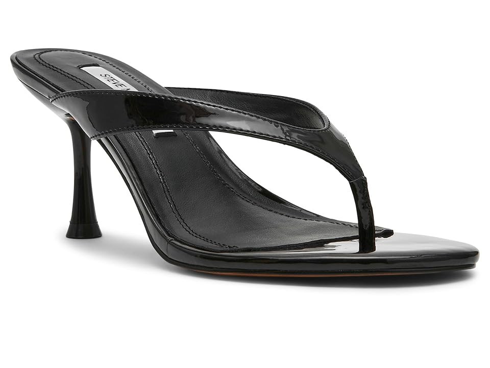 Steve Madden Faroh Women's Sandals Black Patent: 9.5 M, Synthetic | Zappos.com