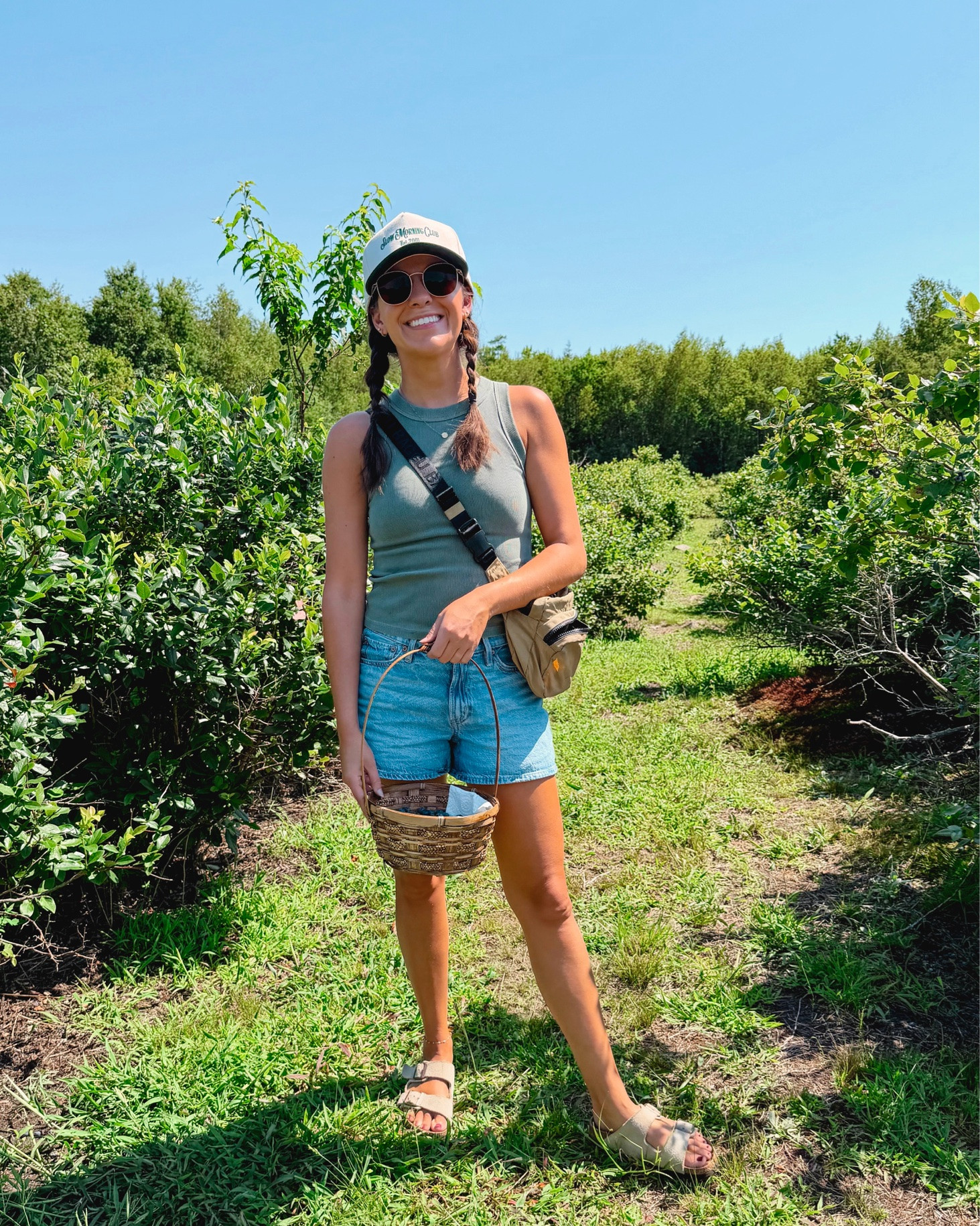 Blueberry picking🫐

small in my bra, small in my tank and 00 in my denim shorts (dream blue wash). My sandals are size 36.

#LTKPetite #LTKSeasonal #LTKgrwm