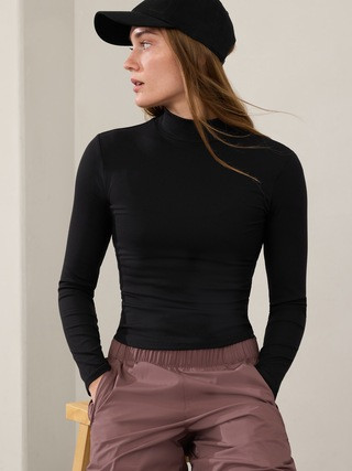 Signature Rib Turtleneck | Athleta