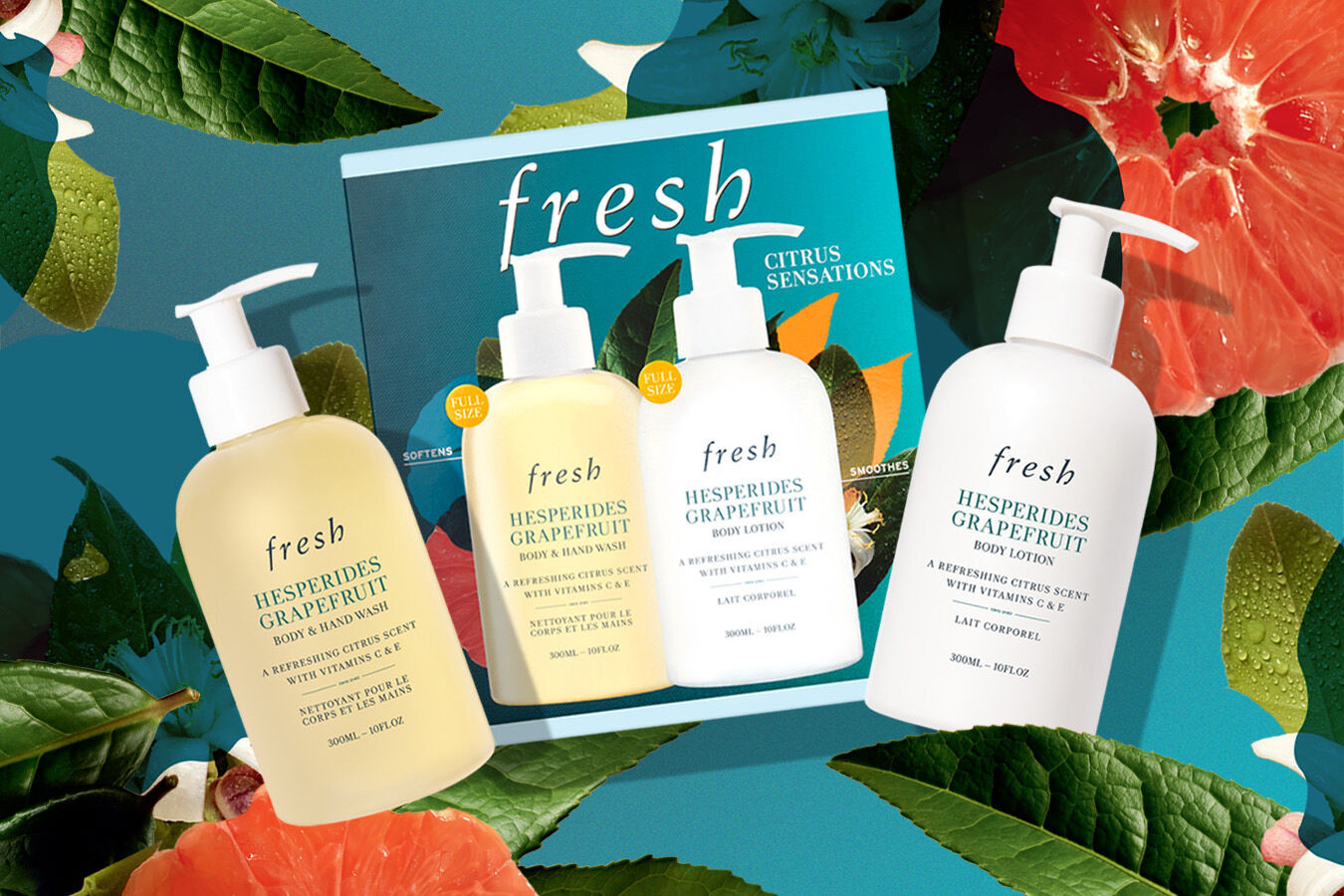 Citrus Sensations Shower Gel & Lotion Set | Fresh US