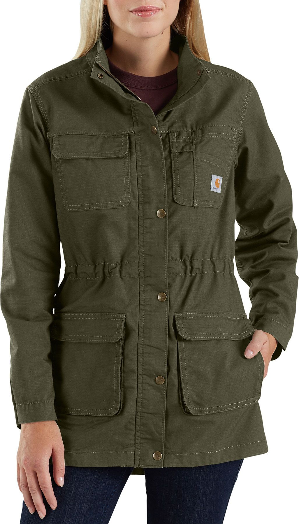 Carhartt Women's Smithville Utility Jacket, Size: XL, Green | Dick's Sporting Goods