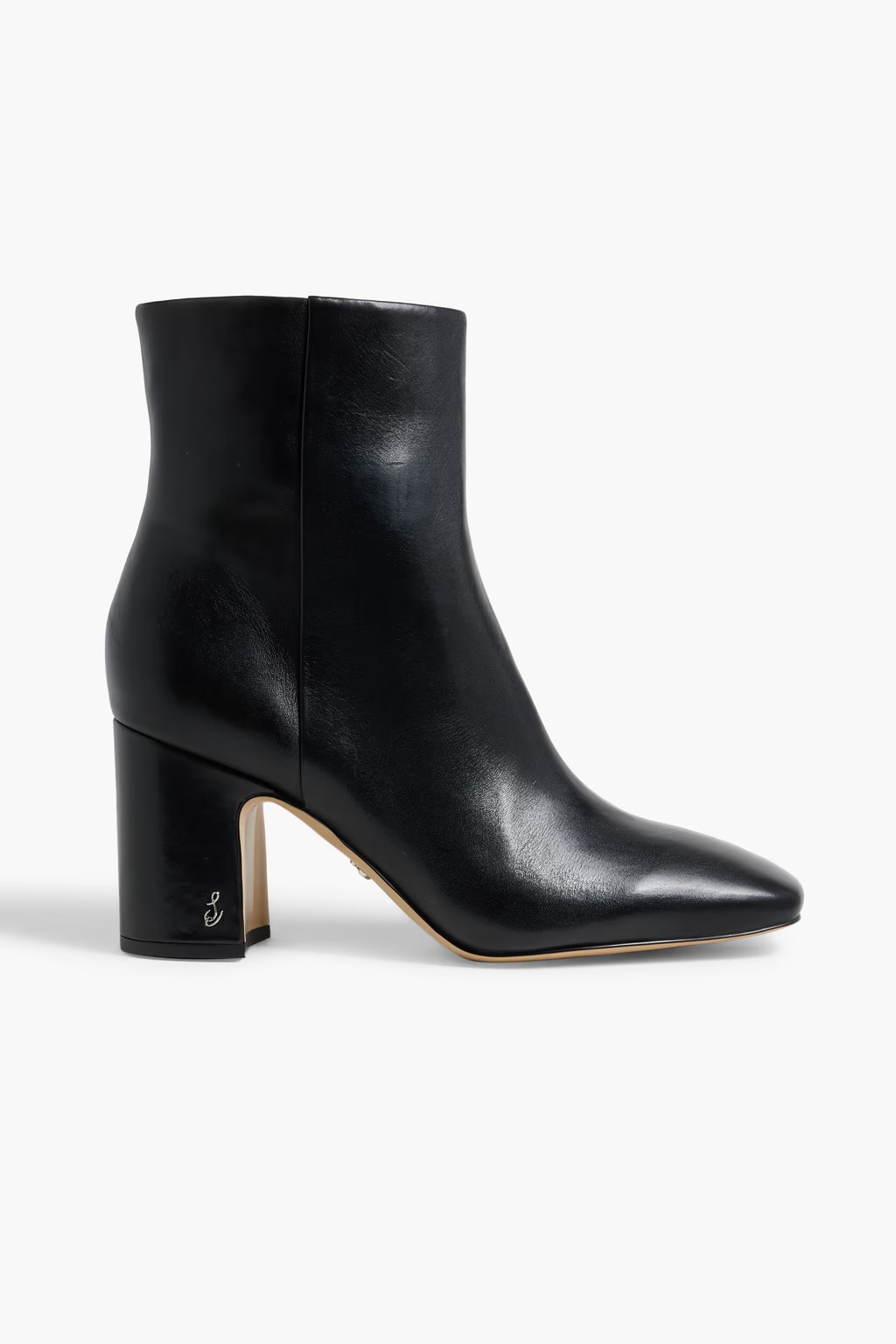 Fawn leather ankle boots | The Outnet (UK and Europe)