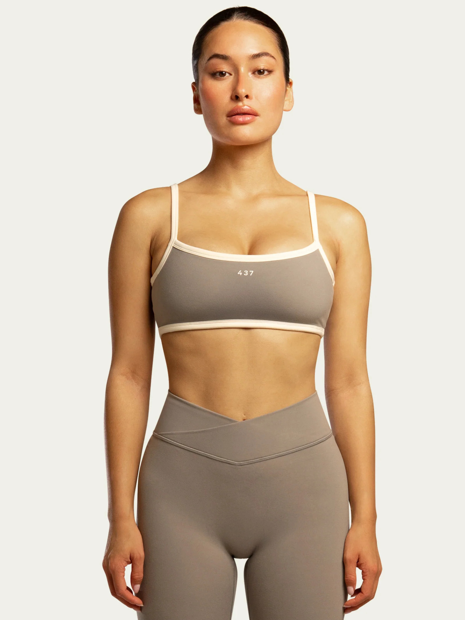 The Micro Bra / Black-Cream | 437