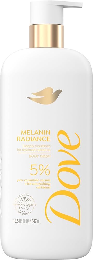 Dove Body Wash Melanin Radiance Nourishes for restored radiance 5% pro-ceramide serum with nouris... | Amazon (US)