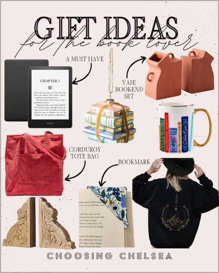 Gift ideas for the book lovers - book ends - kindle - cute bookmarks - gifts for her 

#LTKunder100 #LTKhome #LTKHoliday