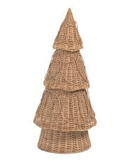 27.5in rattan christmas tree | TJ Maxx
