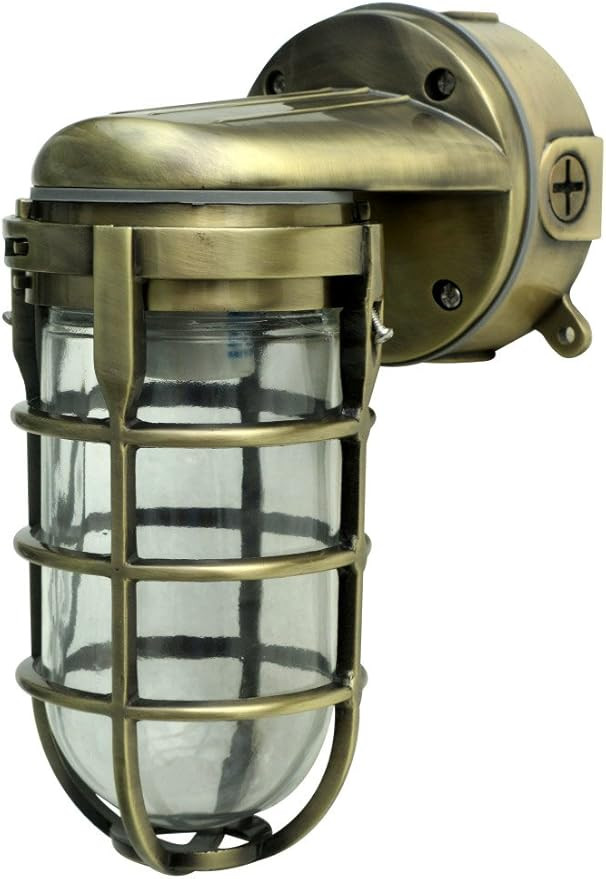 Woods L1707SVAB Traditional 100W Incandescent Weather Industrial Light; Suitable for Indoor and O... | Amazon (US)