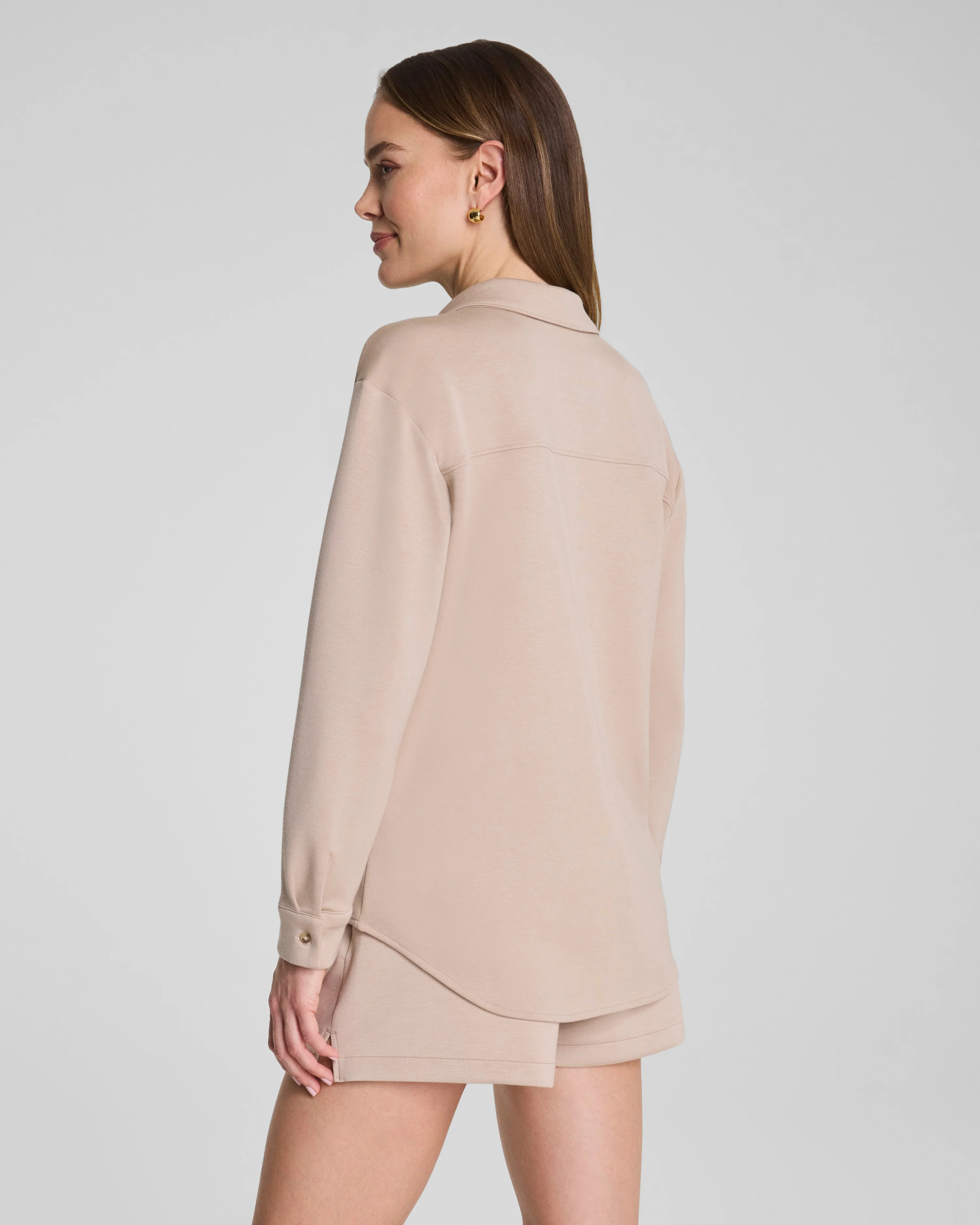 AirEssentials\u00ae Oversized Button-Down Shirt | Spanx | Spanx