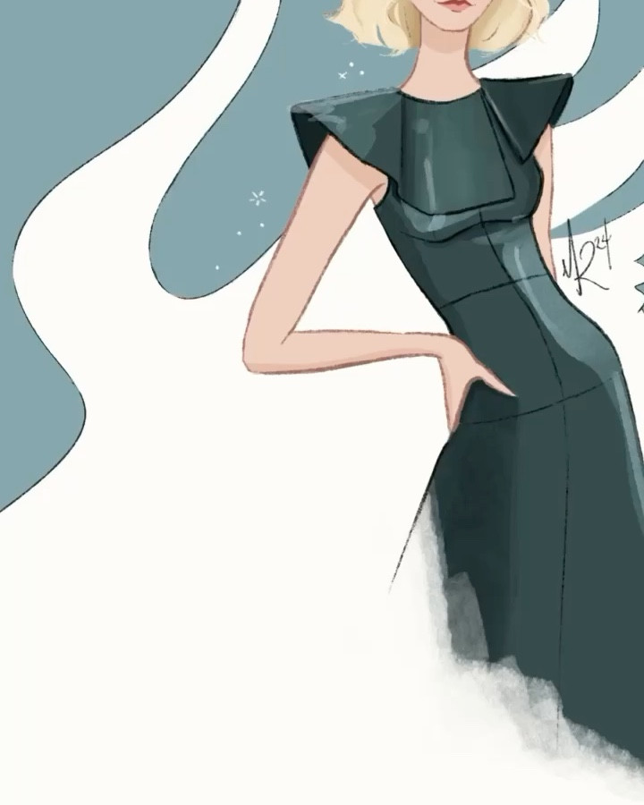 🦢 JENNIFER SUMKO x ANTONIO MELANI 🦢
To say I have been excited for the launch of this collection and collaboration would be an understatement- to the point where I had to draw it before it’s officially launched! (which is TODAY might I add haha) This is the “Genuine Leather Round Neck Ruffle Top Sleeveless A-Line Midi Dress” in a beautiful shade of mountain green! Can’t wait to see it in person, and from what I can tell it’s the perfect step into fall! Happy Monday!🦢✨ @jennifer_sumko x @antoniomelaniofficial  @dillards 

#LTKVideo