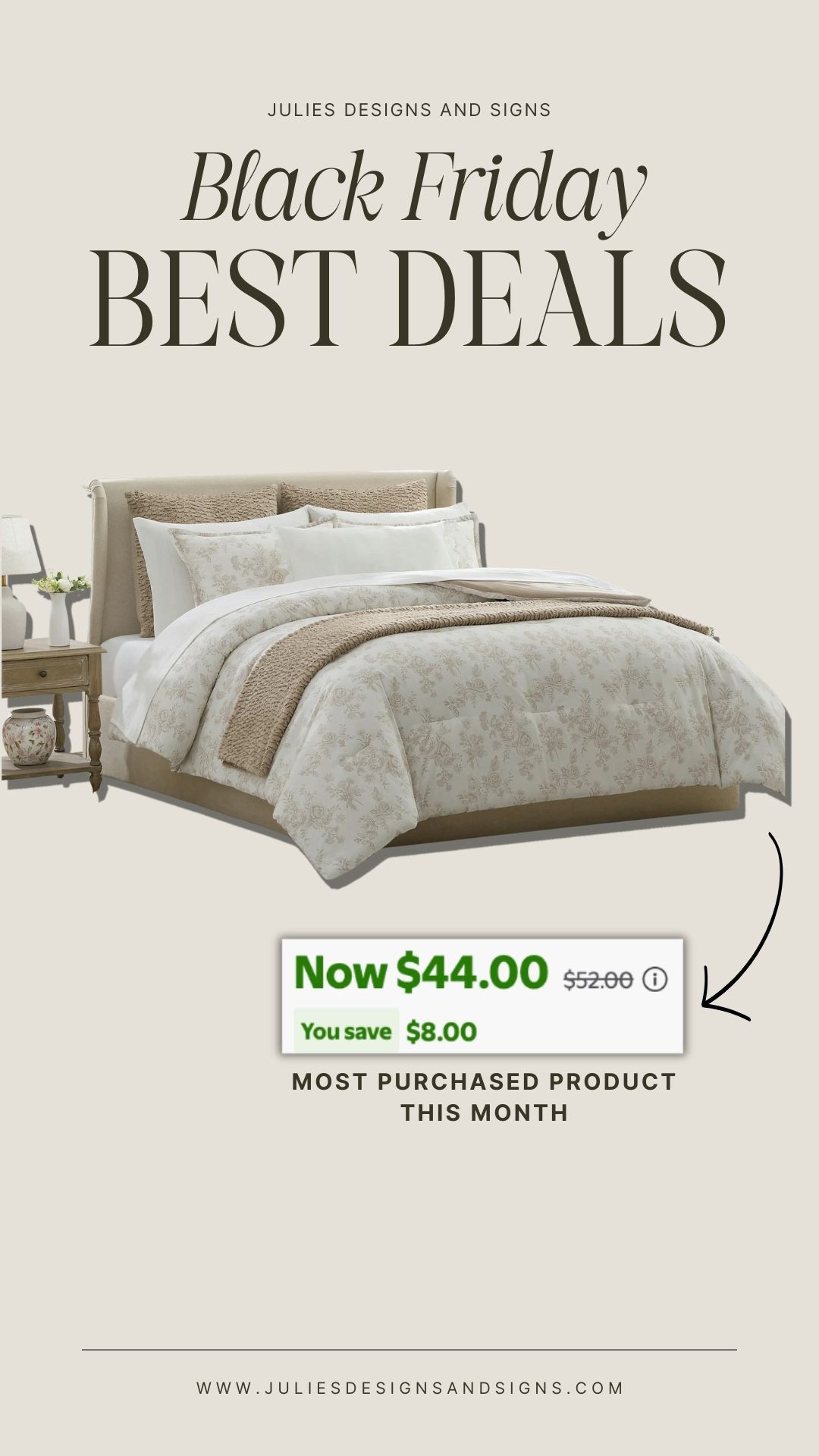 Viral bedroom comforter from Walmart is on sale for only $44 this Black Friday! 

#LTKGiftGuide #LTKCyberWeek #LTKHome