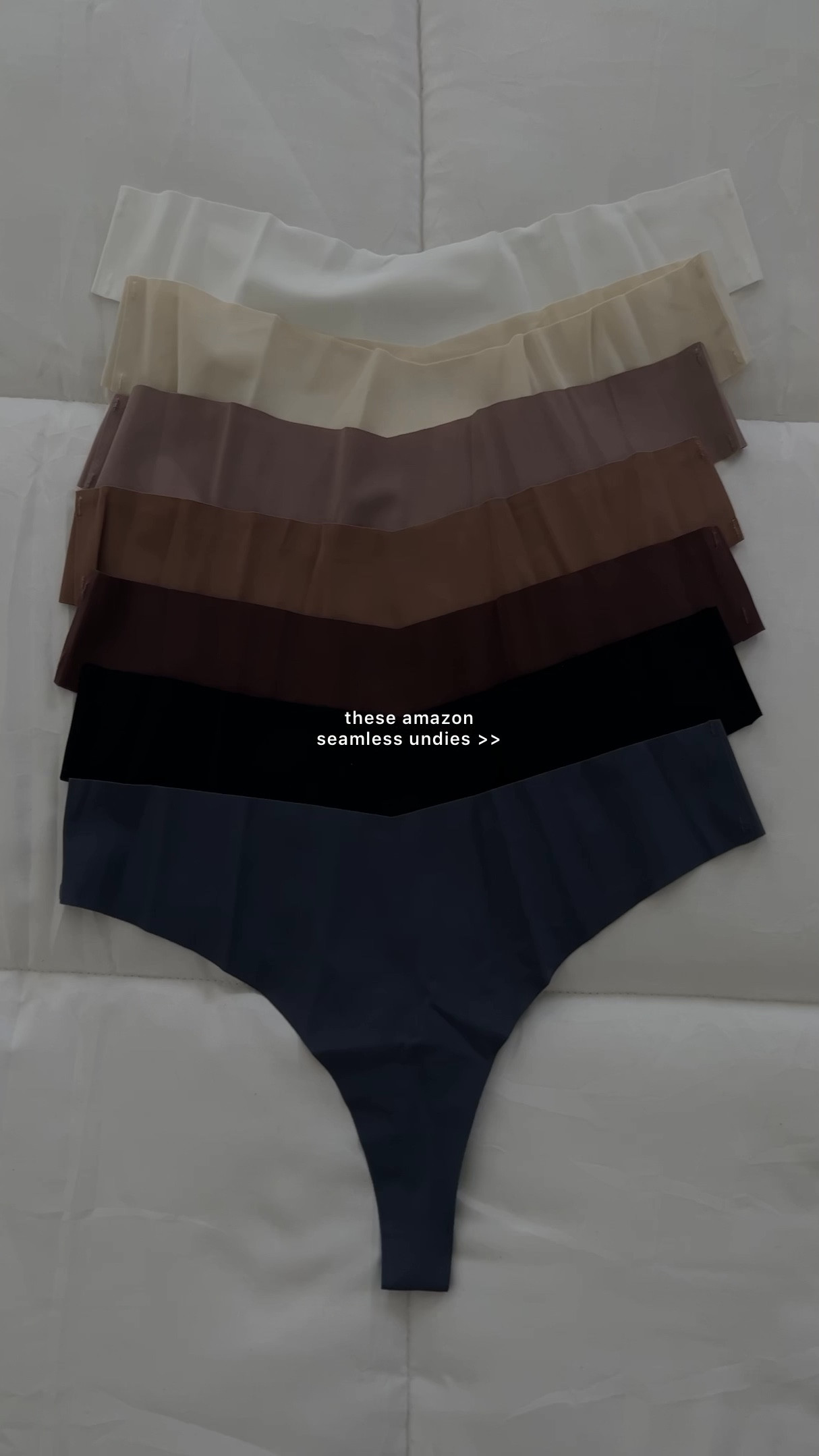 The best seamless undies! Affordable & no show!!! #FoundItOnAmazon

#LTKstyletip #LTKsalealert #LTKfit