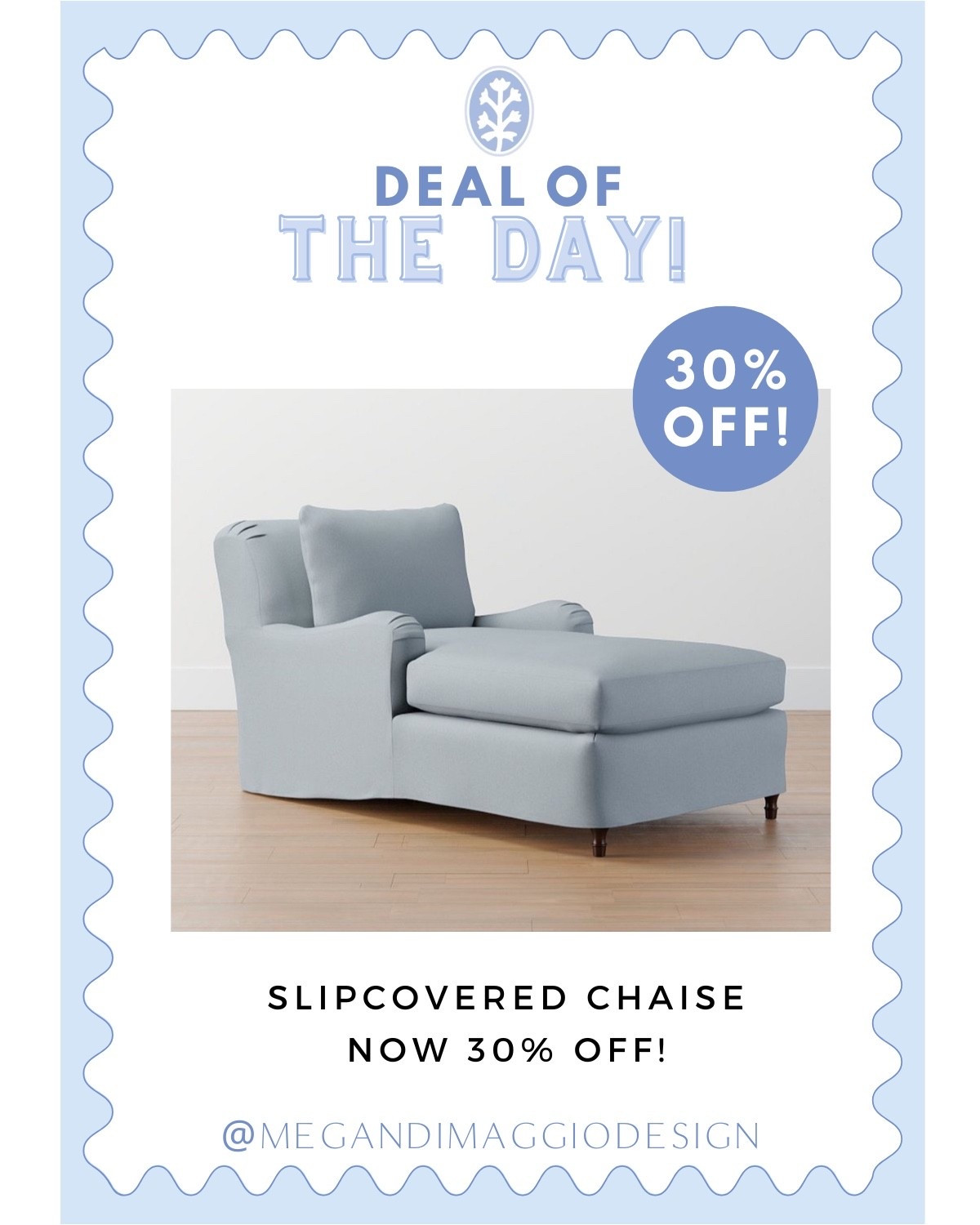 Major sale alert on this gorgeous blue linen SLIPCOVERED chaise!! 😍🙌🏻 Snag it for 30% off!! Love these in a living room, bedroom or library style room 🤍

#LTKSaleAlert #LTKHome