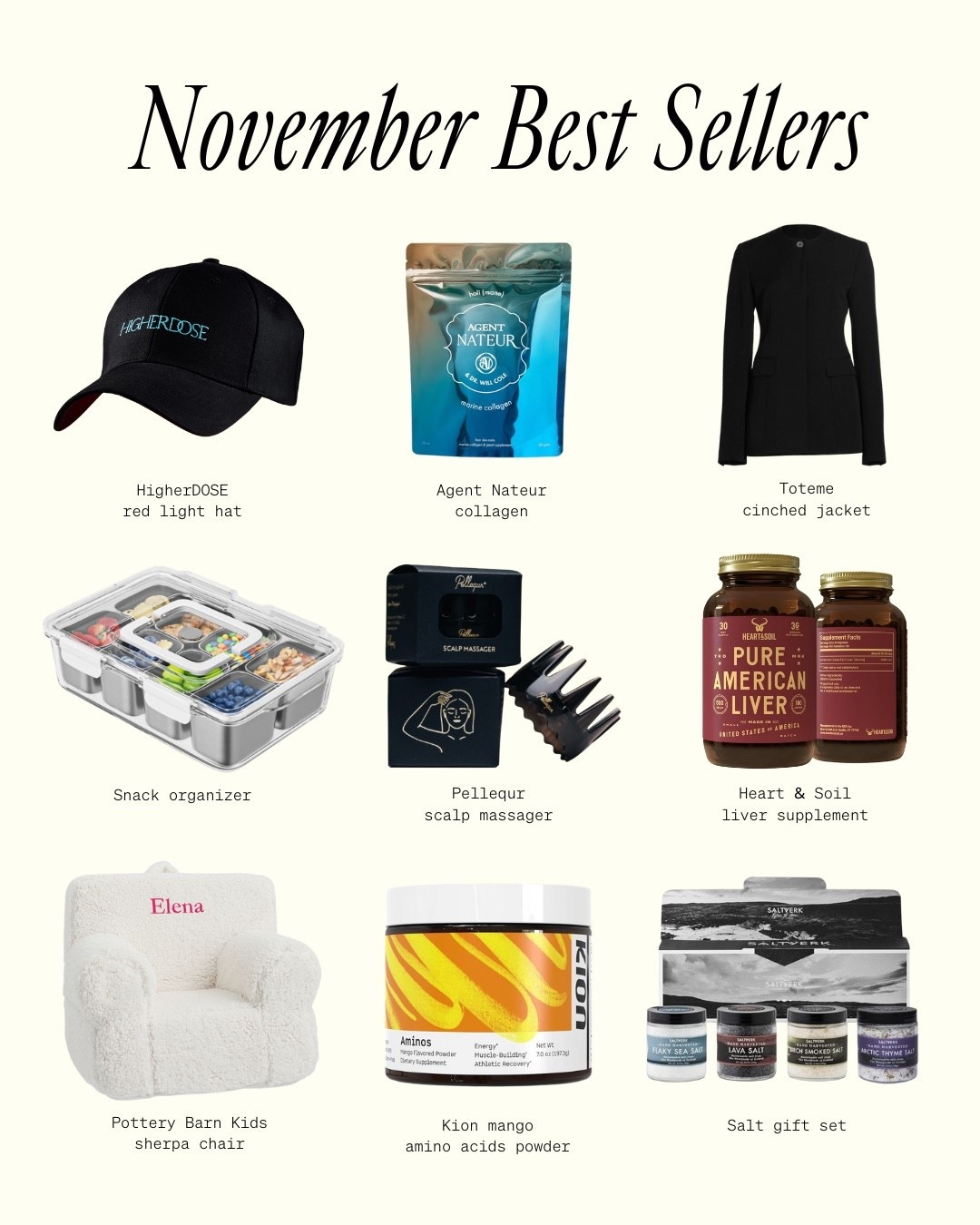 November best sellers