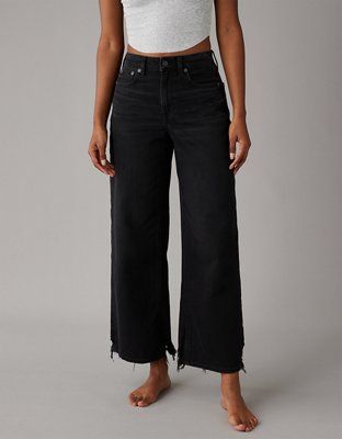 AE Strigid Super High-Waisted Baggy Wide-Leg Ankle Jean | American Eagle Outfitters (US & CA)