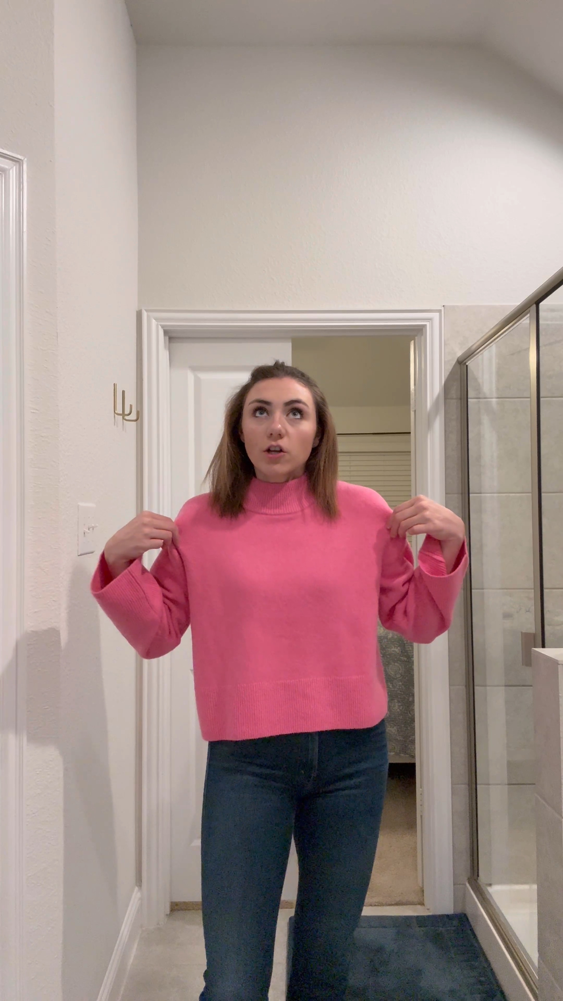 Friday night outfit of the night!! Wearing my new J Crew sweater in a size small, runs TTS. Wearing size 25 in the mother denim and a size 10 in shoes! Love adding a bow to every outfit, dresses it up just enough 🎀

#LTKsalealert #LTKVideo #LTKfindsunder50