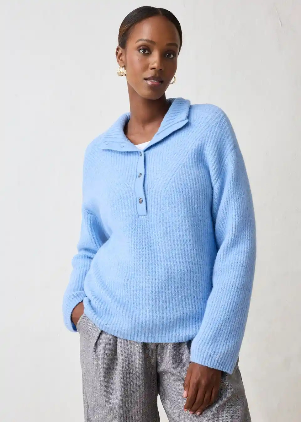 Oversize-Wollpullover mit Alpaka | Bonprix DE