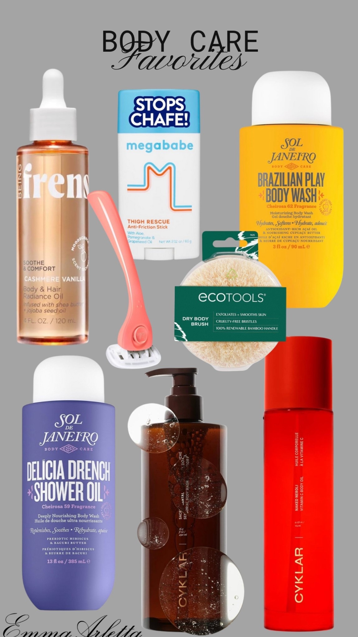 My fav body care products 🧼🧴🫧

Body care, lotion, body oil, razor 

#LTKFindsUnder50 #LTKBeauty