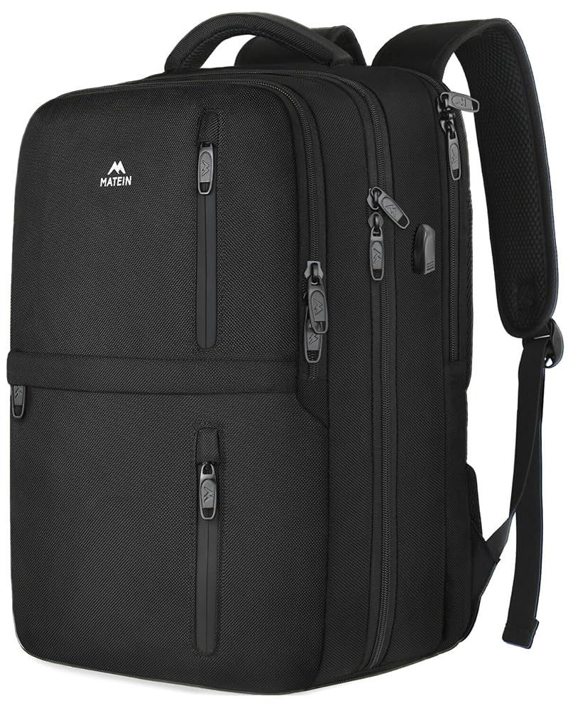 MATEIN Carry on Backpack, Flight Approved Travel Backpack with USB Port, TSA Personal Item Travel... | Amazon (US)