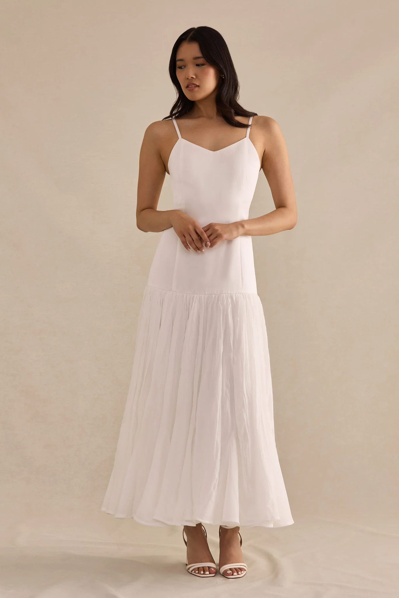 Little White Dress Suzanne Size XL | Birdy Grey