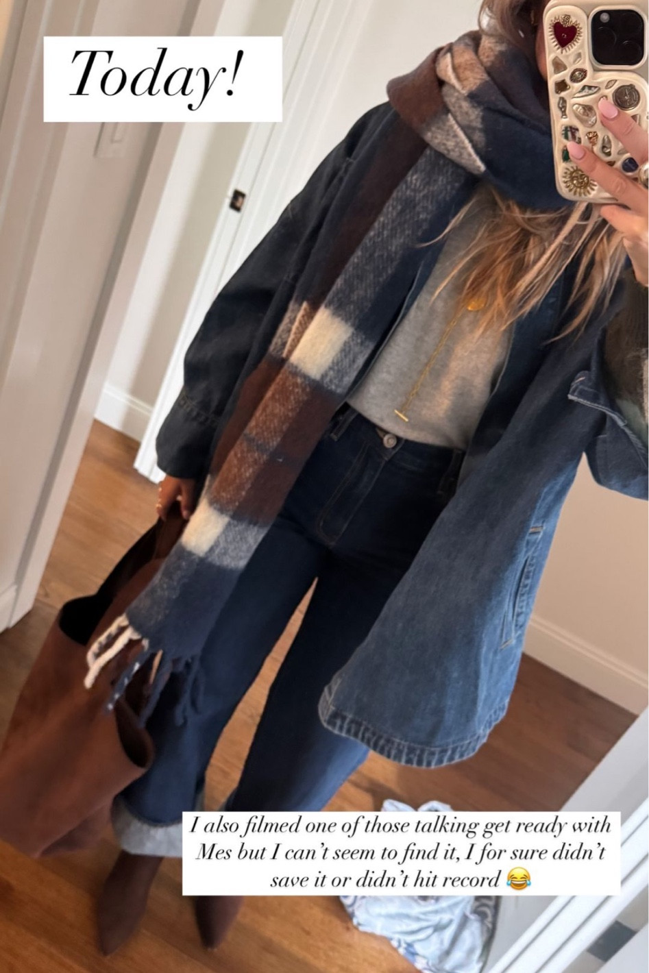 Cozy outfit of the day! This denim jacket is a staple of my closet

#LTKShoeCrush #LTKFindsUnder100 #LTKStyleTip