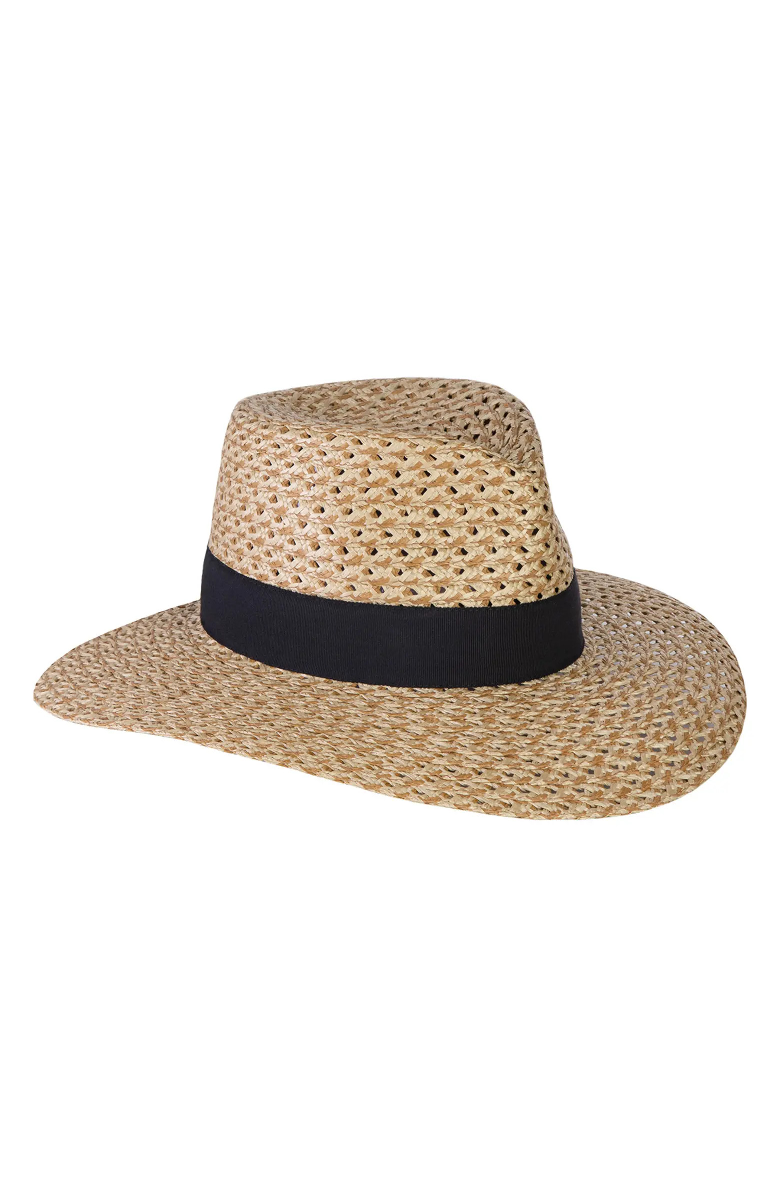 Cannes II Wide Brim Woven Fedora | Nordstrom Rack