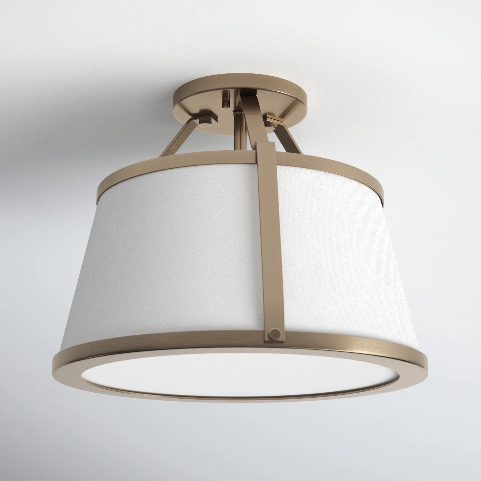 Joss & Main Vonnie 3 -Light 15.5" Semi Flush Mount & Reviews | Wayfair | Wayfair North America