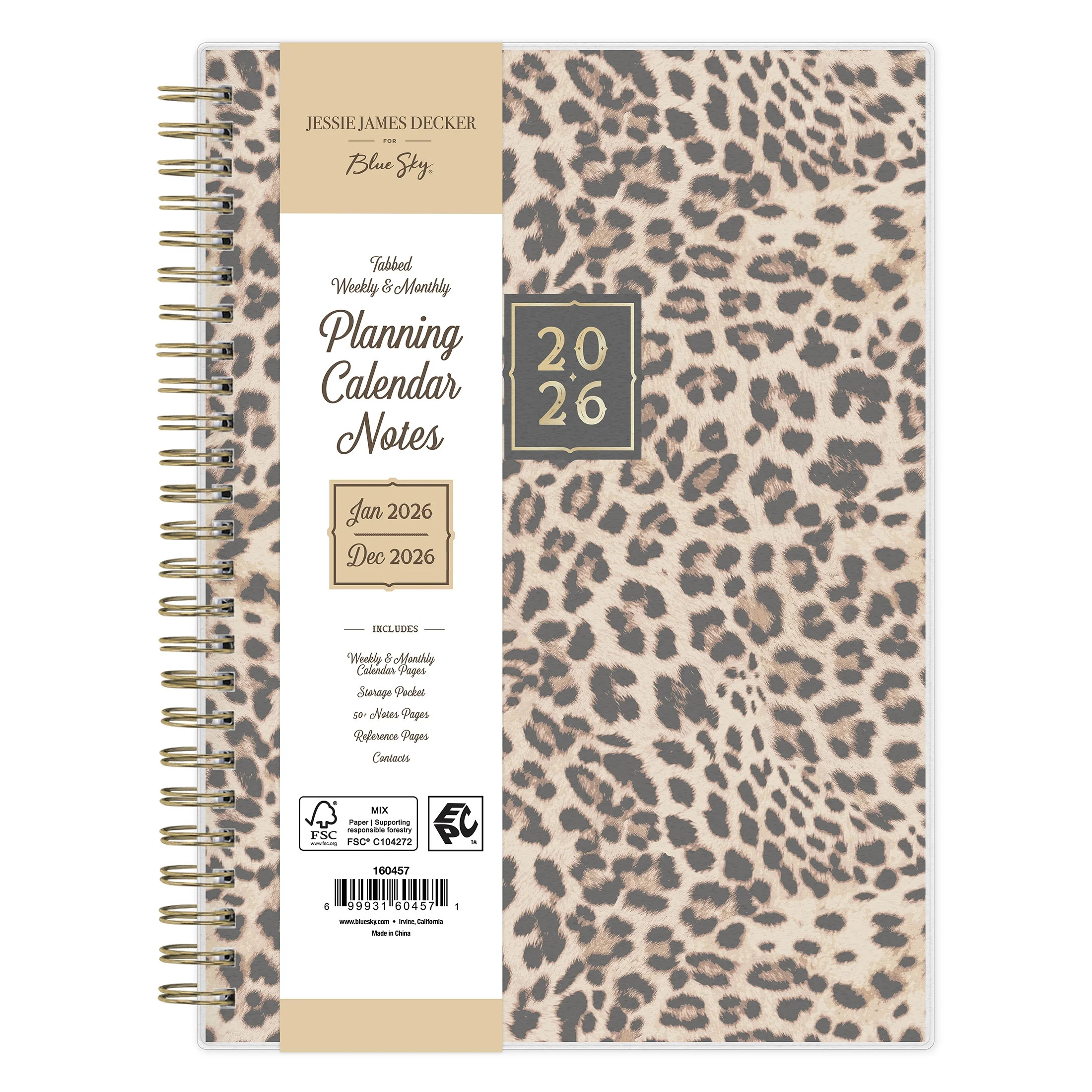 Jessie James Decker for Blue Sky Monthly Weekly (5.875" x 8.625") Sass 12-M (Jan 2026 - Dec 2026) | Walmart (US)