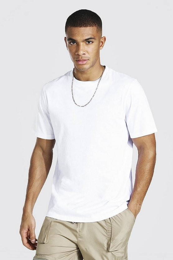 Basic Crew Neck T-shirt | boohooMAN (DE, IE & UK)