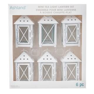 White Mini Lanterns by Ashland® | Michaels Stores