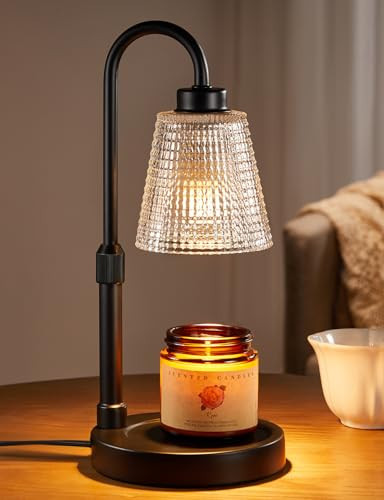Candle Warmer Lamp with Timer, Dimmable Candle Warmer for Jar Candles, Height Adjustable Wax Melts Warmer, Birthday Gifts for Women Mom, House Warming Gifts New Home Decor | Amazon (US)