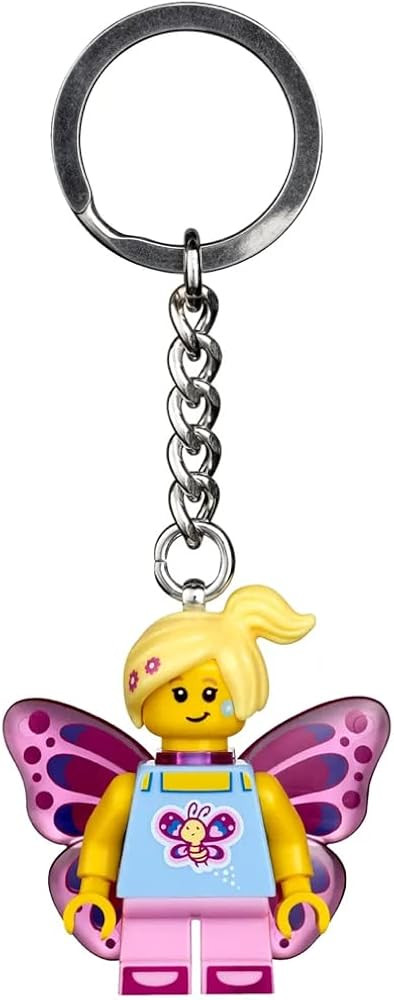 LEGO Butterfly Girl Key Chain (853795) | Amazon (US)