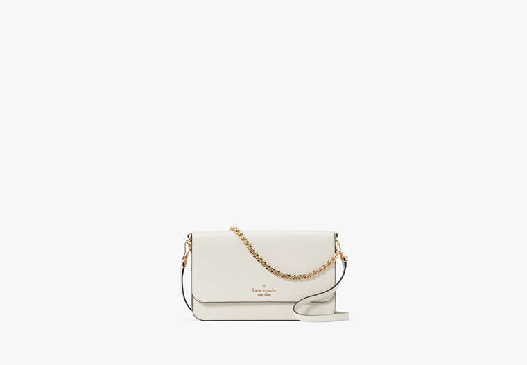 Kate Spade Madison Willow Medium Flap Convertible Crossbody Purse, Meringue | Kate Spade Outlet