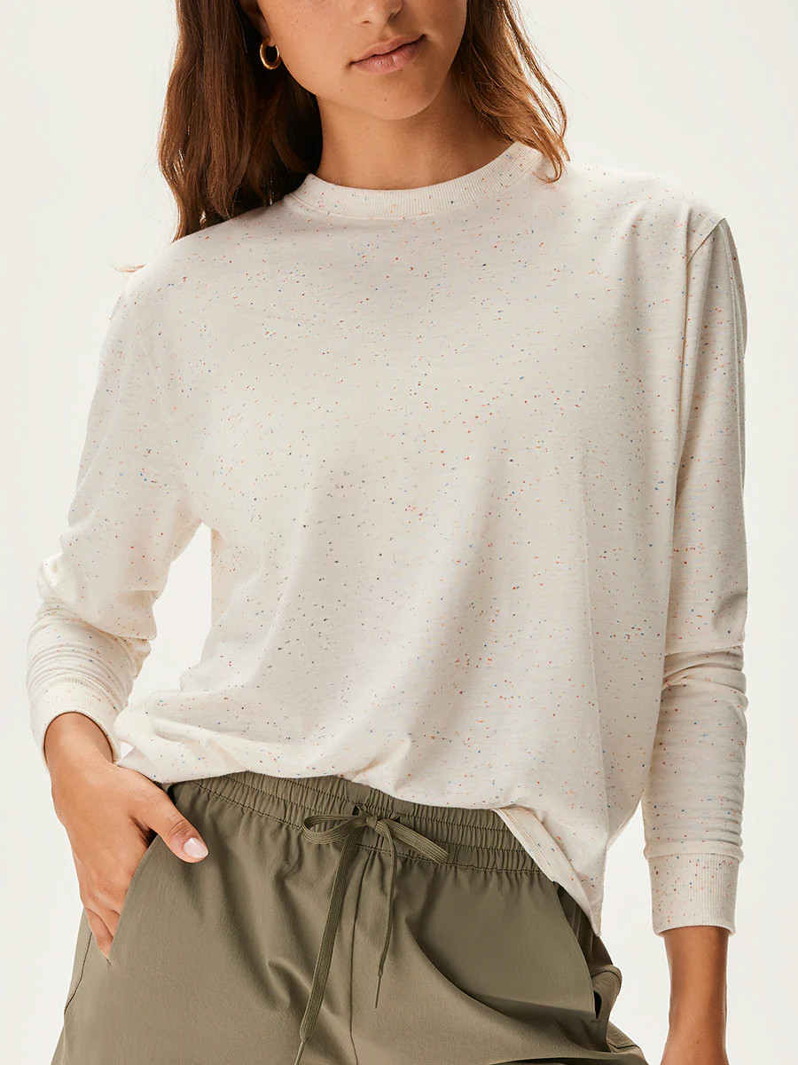 Speckled Cotton LongsleeveA Heart | Outdoor Voices
