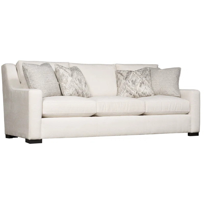 Germain 93'' Square Arm Sofa with Reversible Cushions | Wayfair North America