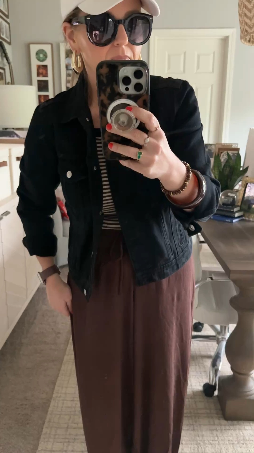 The gauze harem pants are the mvp! Perfect for the beach and summer. I need to go back for the black. The black denim jacket is a classic fit- some recommend sizing up but I like the fit of my regular size. 5’3” and wearing my regular size small in all pieces. All on sale!

#LTKmomlife #LTKOver40 #LTKTravel