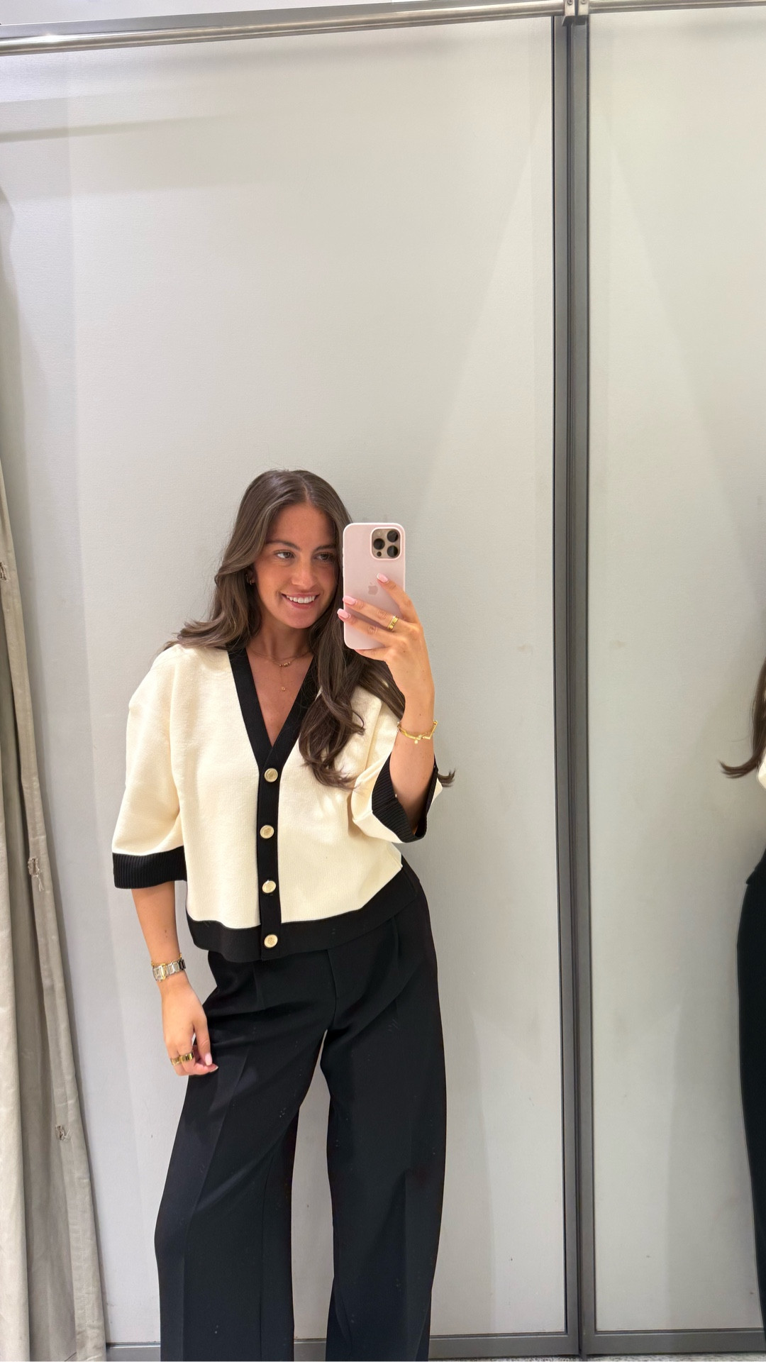 Chic workwear - business attire - corporate - cream cardigan - dressy - black trousers - staples - spring workwear - summer workwear 

#LTKsummer #LTKspring #LTKstyletip