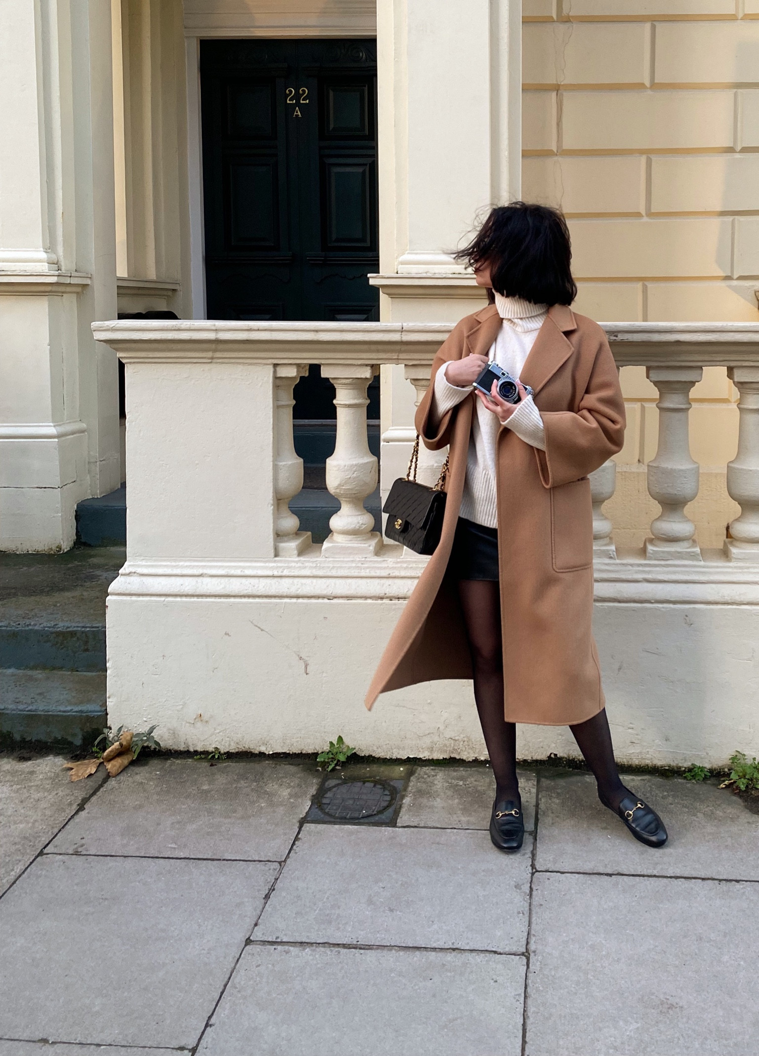 Coat: The Curated
Sweater: Zara
Skirt: Sezane
Shoes: Gucci
Bag: Chanel 

#LTKtravel #LTKeurope #LTKshoecrush