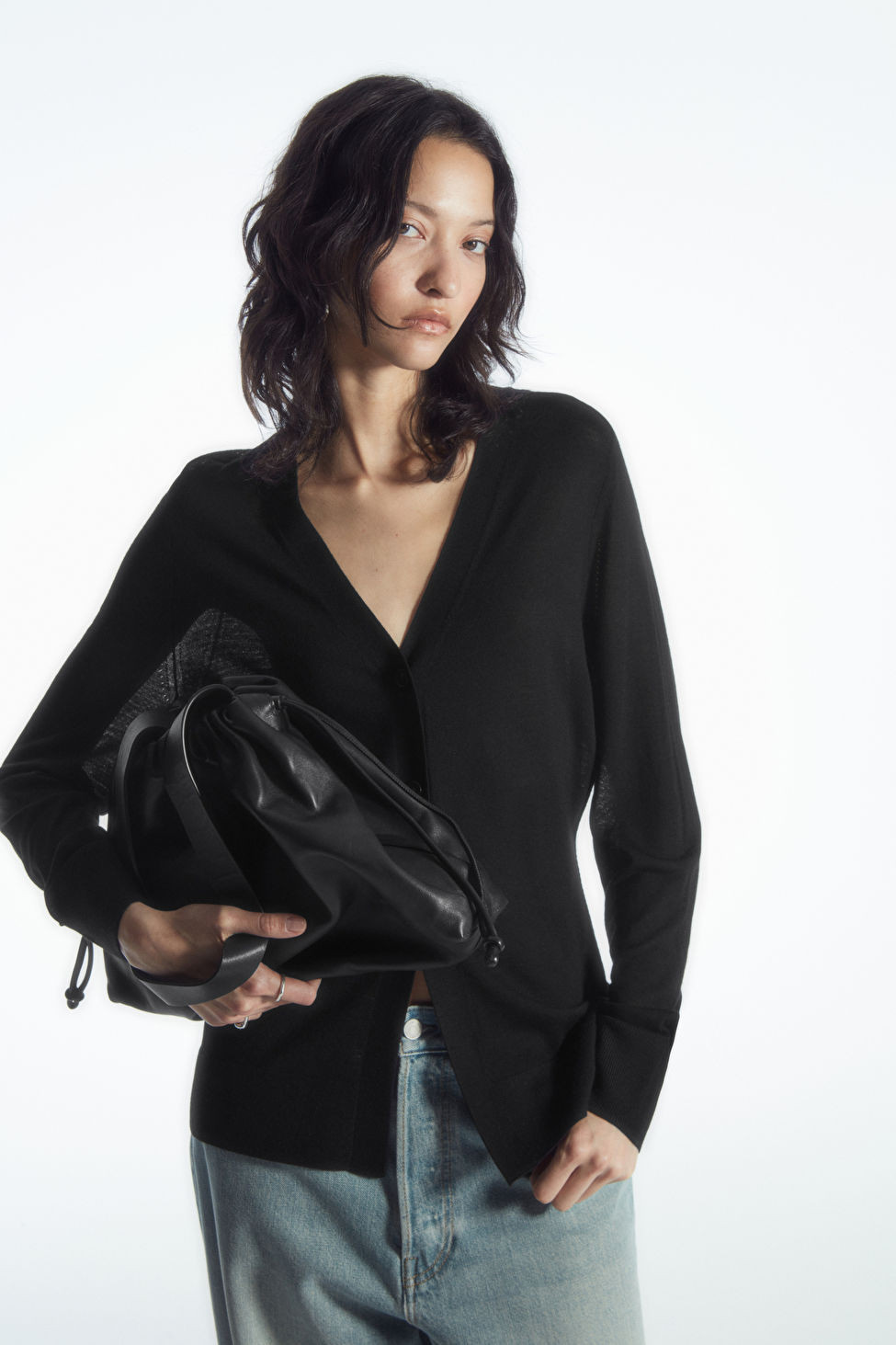 V-NECK WOOL CARDIGAN | COS (US)