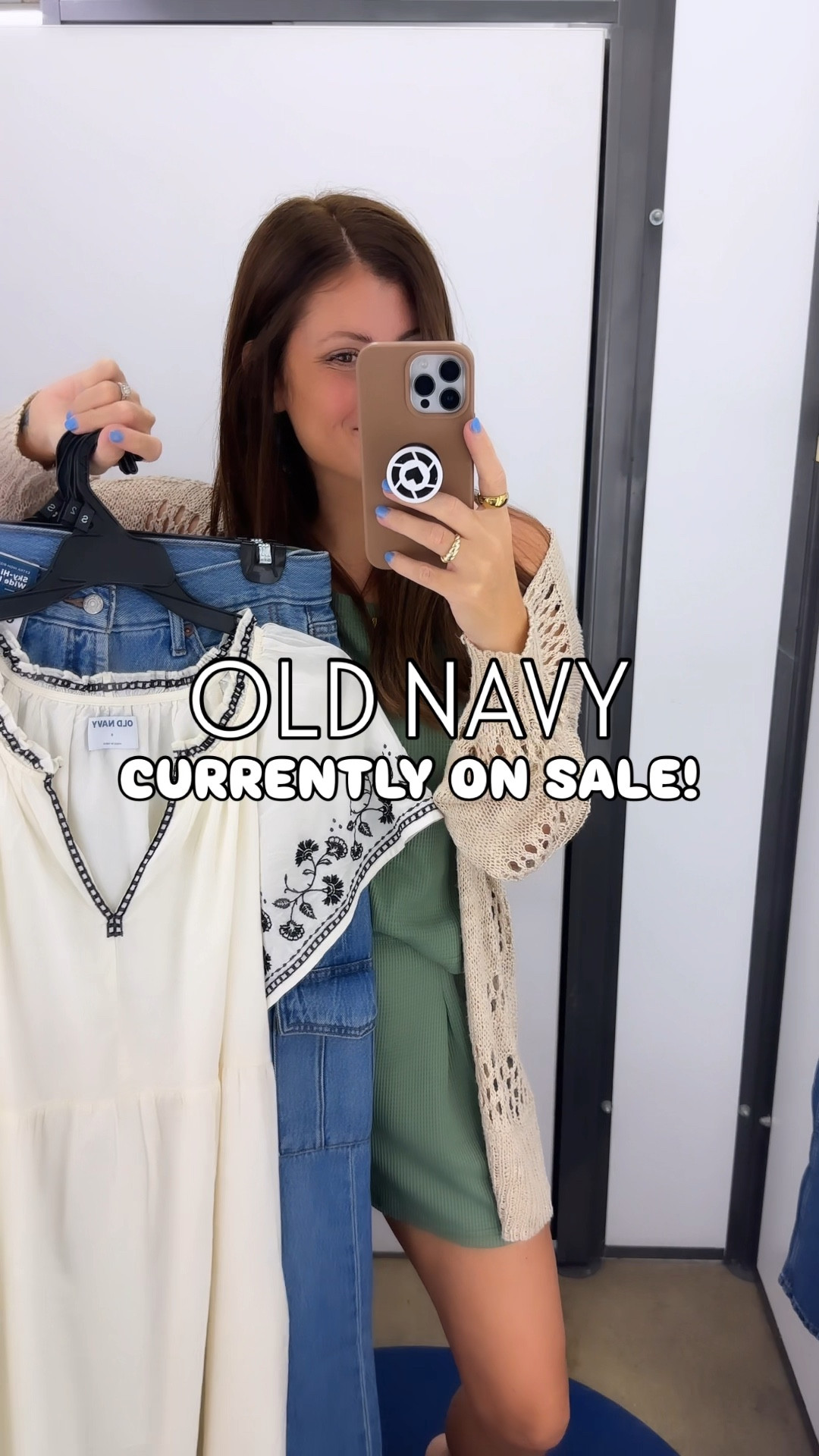 Old Navy Try On! Currently 40% off! Card memebers can get 50% off by used the code: CARD at checkout! Tons of super cute new arrivals included in the sale! 

Follow me for more affordable fashion and outfit ideas! 

Wearing:
Mini dress- small
Midi dress- small
Skirt- small
Tank- small
Cargo jeans- size 2
Red top- small
Button down top- smalll

#LTKFindsUnder50 #LTKSaleAlert #LTKStyleTip