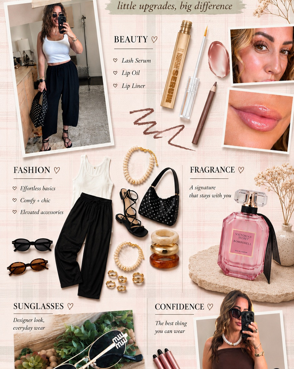 Little upgrades, big difference—these are the everyday beauty, fashion, and confidence-boosting essentials I reach for on repeat.

#LTKdayinmylife #LTKootd #LTKgrwm