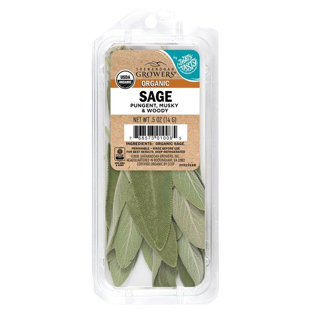 Organic Fresh Sage, 0.5oz - Walmart.com | Walmart (US)
