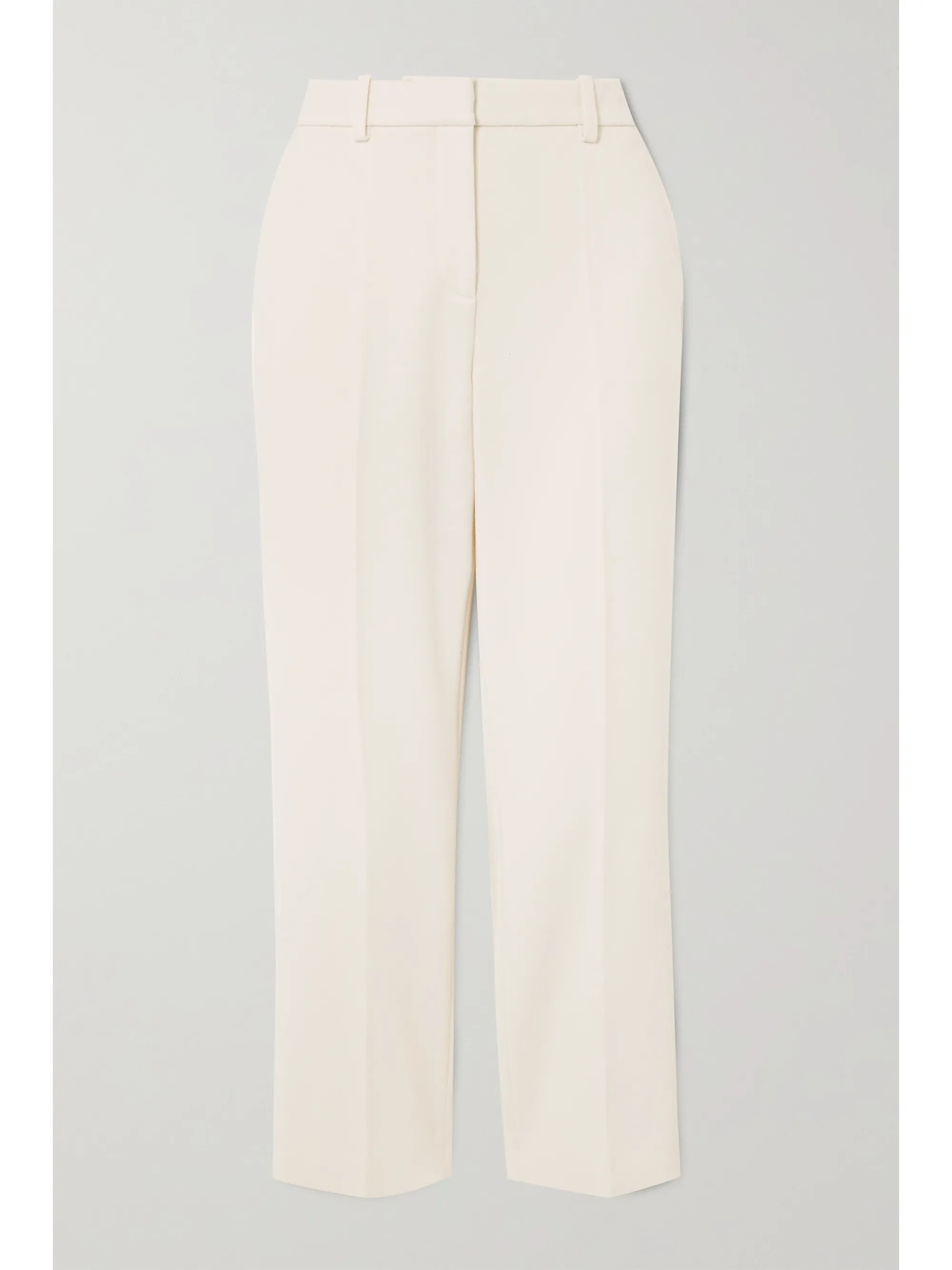 Cropped crepe flared pants | NET-A-PORTER (US)