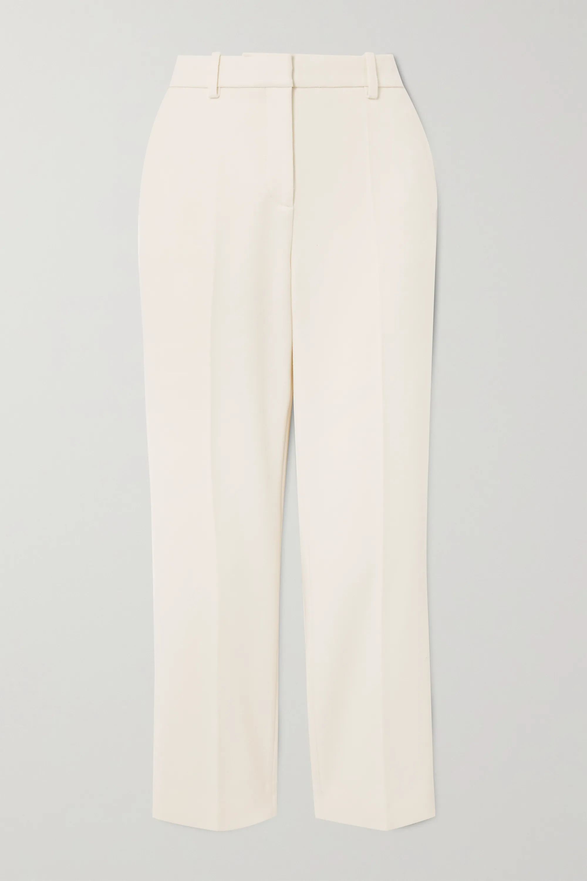 Cropped crepe flared pants | NET-A-PORTER (US)