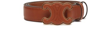 Medium cuir Triomphe belt in natural calfskin - CELINE | 24S US