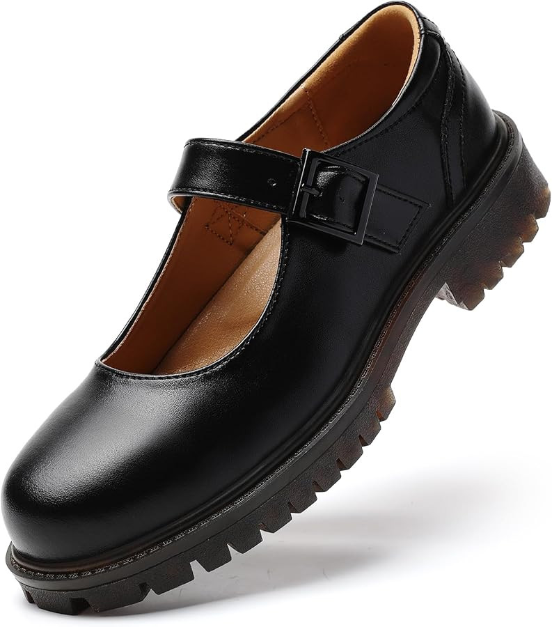 XMM Mary Jane Shoes Women Flat Mary Janes for Womens Comfort Dressy Casual School Cute Non-Slip W... | Amazon (US)