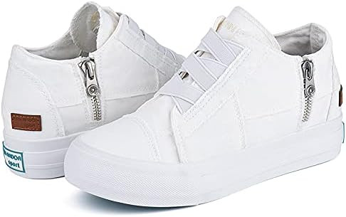 JENN ARDOR Womens Wedge Sneakers Hidden Platform Shoes Booties Closed Toe Slip-on Casual Sneaker ... | Amazon (US)