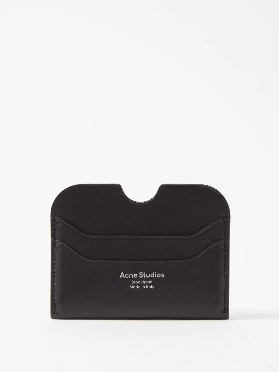 Elmas large leather cardholder | Acne Studios | Matches (APAC)