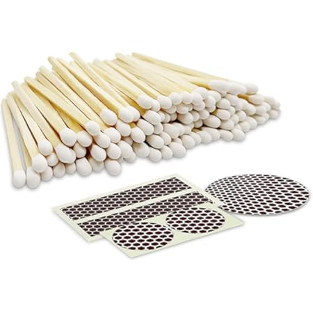 2" Choose Your Colors Safety Matches | Set of 100+ Bulk Artisan Matchsticks with Striker Stickers... | Amazon (US)