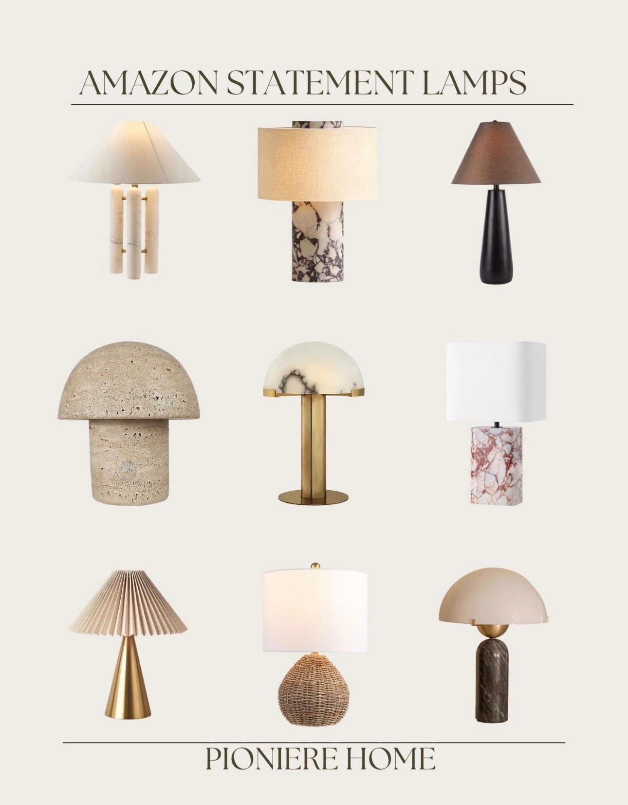 Amazon statement table lamps. Marble lamps, travertine lamps, affordable table lamps  



#LTKHome #LTKSaleAlert #LTKSeasonal