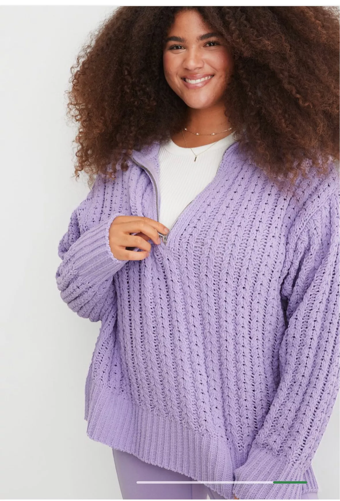 Cable Knit Half Zip Sweater curated on LTK